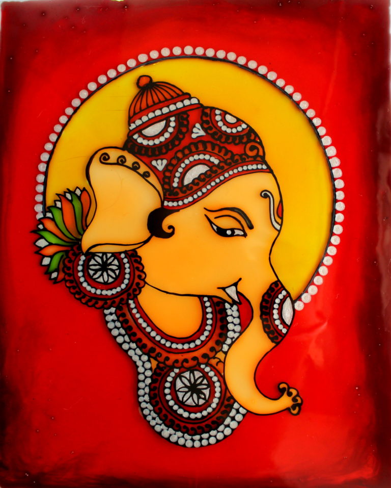 KERALA MURAL GLASS PAINTING