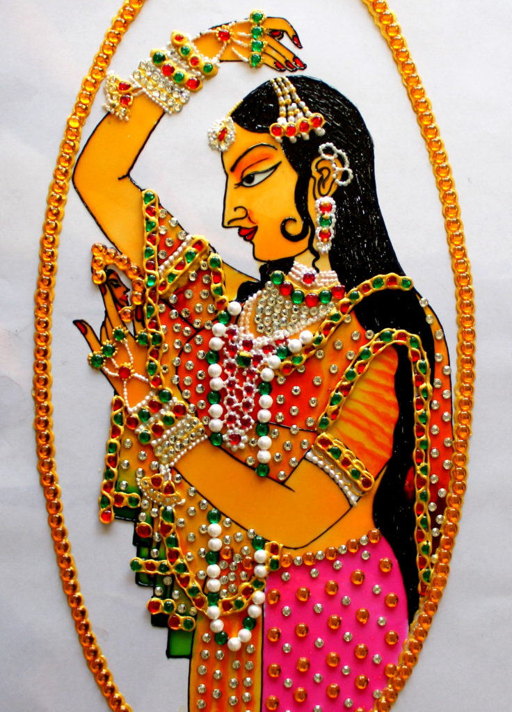 Meenakari Painting Creative Art